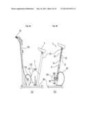 BIKE SADDLE STRUCTURE IN WHICH THE OSCILLATION ANGLE AND HEIGHT OF A BIKE     SADDLE ARE ADJUSTABLE, AND EXERCISE BICYCLE COMPRISING SAME diagram and image