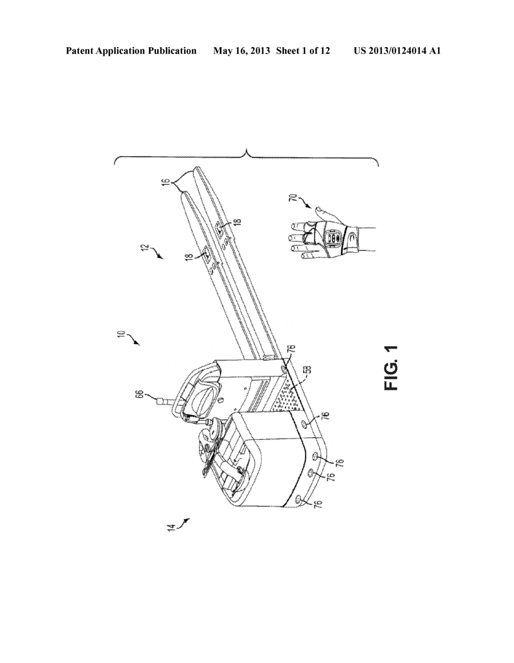 METHOD FOR OPERATING A MATERIALS HANDLING VEHICLE UTILIZING MULTIPLE     DETECTION ZONES - diagram, schematic, and image 02