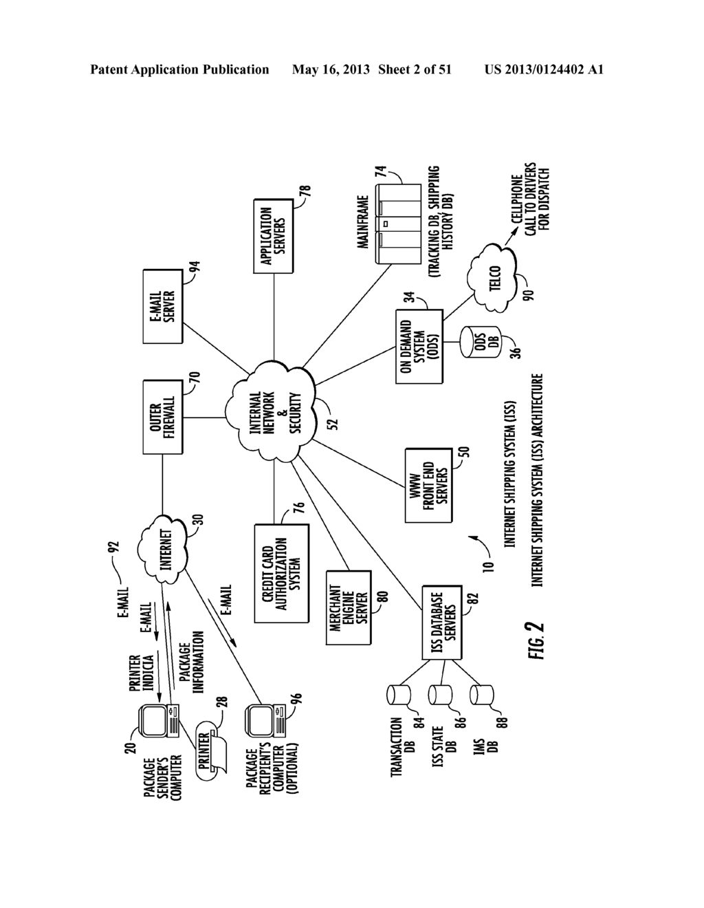 INTERNET PACKAGE SHIPPING SYSTEMS AND METHODS - diagram, schematic, and image 03