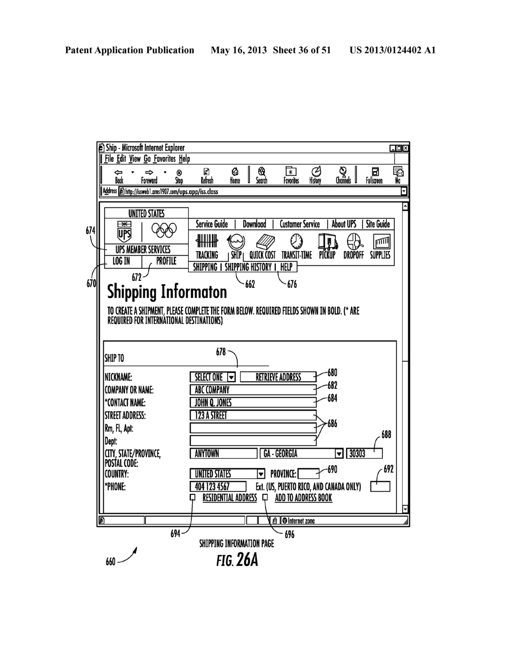 INTERNET PACKAGE SHIPPING SYSTEMS AND METHODS - diagram, schematic, and image 37