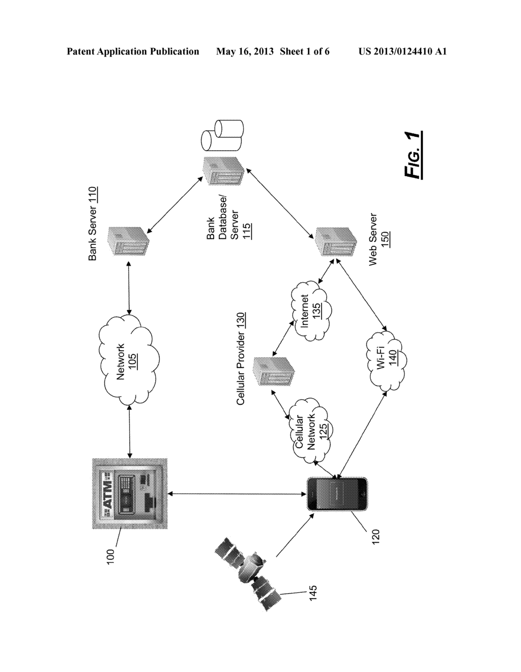 SYSTEM AND METHOD FOR CONDUCTING A TRANSACTION AT A FINANCIAL TRANSACTION     TERMINAL USING A MOBILE DEVICE - diagram, schematic, and image 02