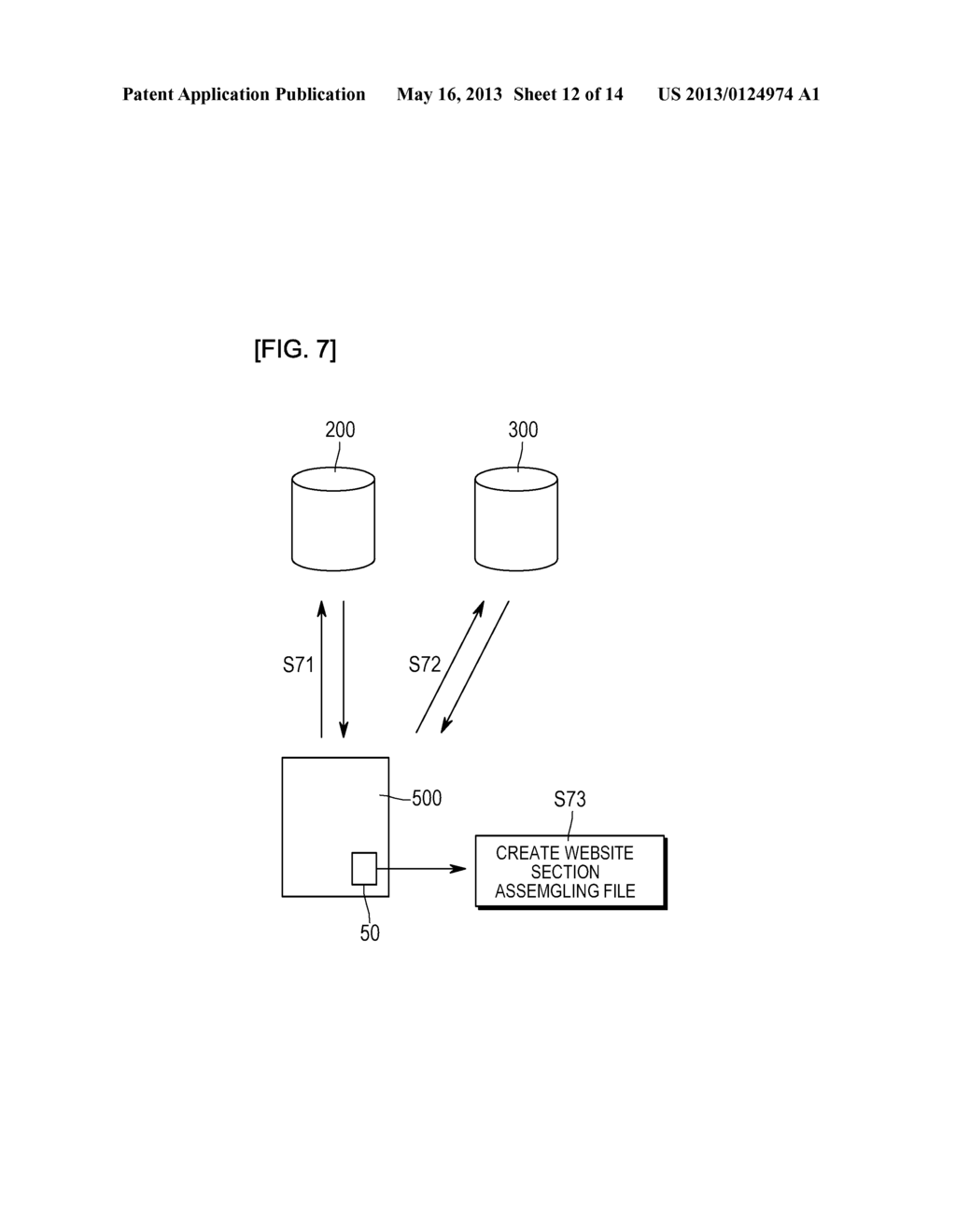 System for Assembling Webpage's Region of Other Website into a Webpage of     a Website and Method for the Same - diagram, schematic, and image 13