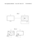 METHOD FOR CONTROLLING CONTENT-SHARING, AND PORTABLE TERMINAL AND     CONTENT-SHARING SYSTEM USING SAME diagram and image