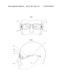 METHOD AND DEVICE ENABLING MEASUREMENTS NECESSARY FOR MOUNTING LENSES AND     ADJUSTING PRESCRIPTION EYEGLASSES FRAMES diagram and image