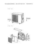 AIR-SENDING DEVICE OF OUTDOOR UNIT, OUTDOOR UNIT, AND REFRIGERATION CYCLE     APPARATUS diagram and image