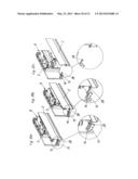 EJECTION DEVICE FOR A DISPLACEABLE FURNITURE COMPONENT diagram and image