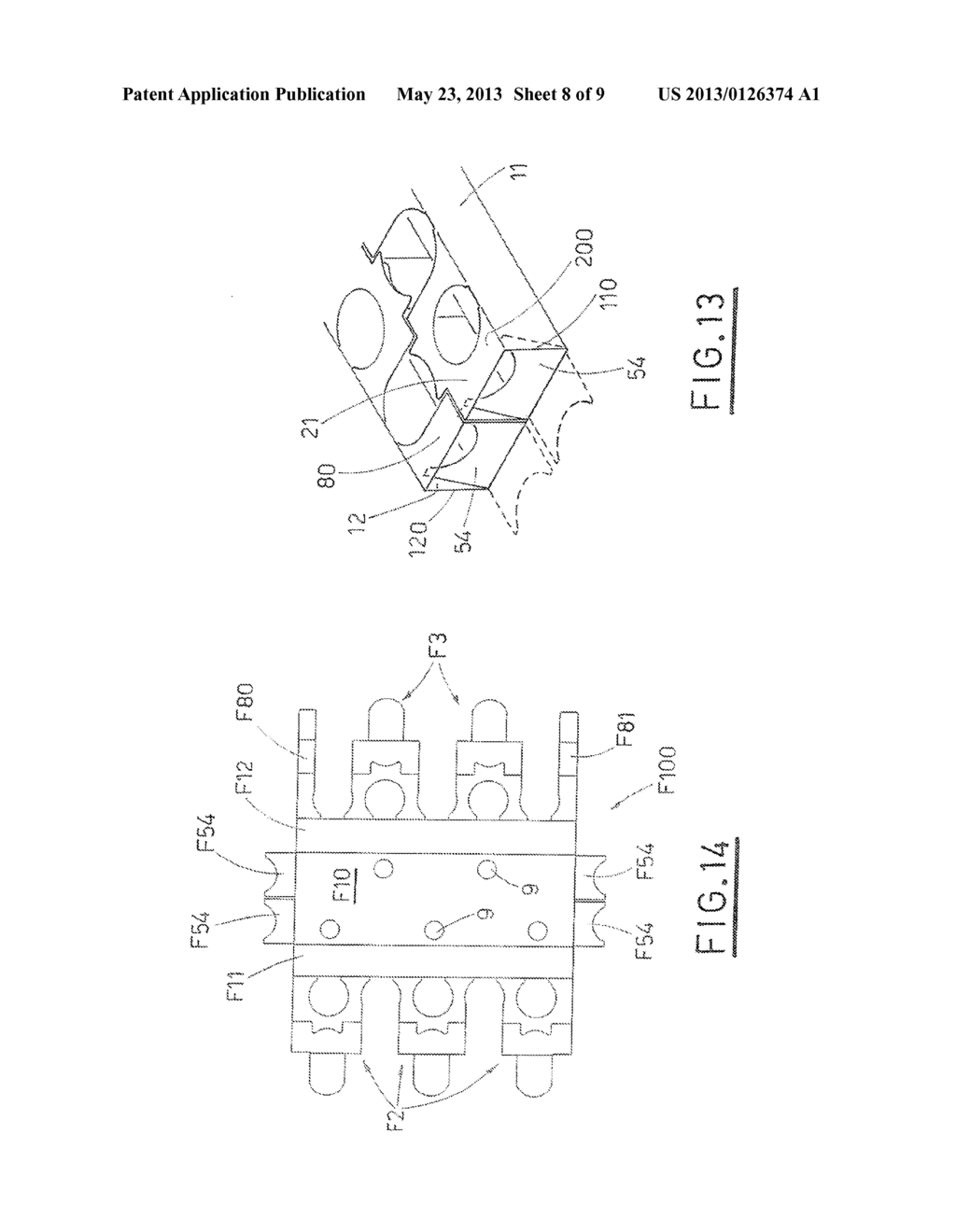 Cardboard Container For Bottles And A Blank For Obtaining The Container - diagram, schematic, and image 09