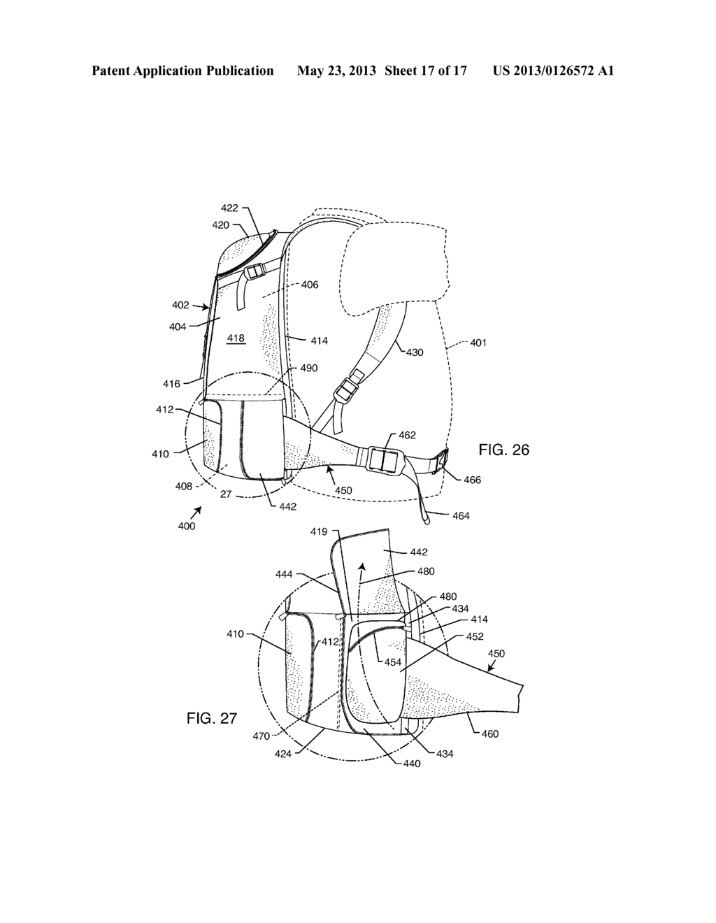 BACKPACK AND WAIST BAG CARRYING SYSTEM - diagram, schematic, and image 18