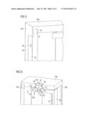 ROTATABLE CABIN ATTENDANT SEAT AND AIRCRAFT MONUMENT ARRANGEMENT WITH A     ROTATABLE CABIN ATTENDANT SEAT diagram and image