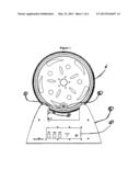 Rotating car wheel display diagram and image