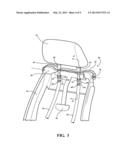 ACTIVE HEAD RESTRAINT WITH WIRING PASS-THROUGH diagram and image