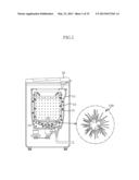 WASHER WASHING BALL INDUCTIVE DEVICE AND A DRAIN COVER FOR THE WASHING     BALLS diagram and image