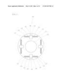 METHOD OF RESIN SEALING PERMANENT MAGNET AND LAMINATED CORE MANUFACTURED     BY THE METHOD diagram and image