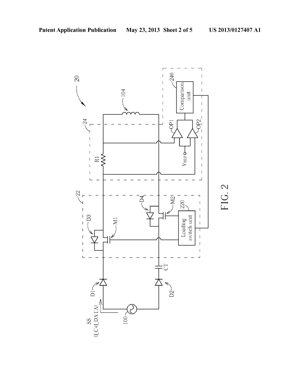 Wireless Charging System and Related Method for Transmitting Data - diagram, schematic, and image 03