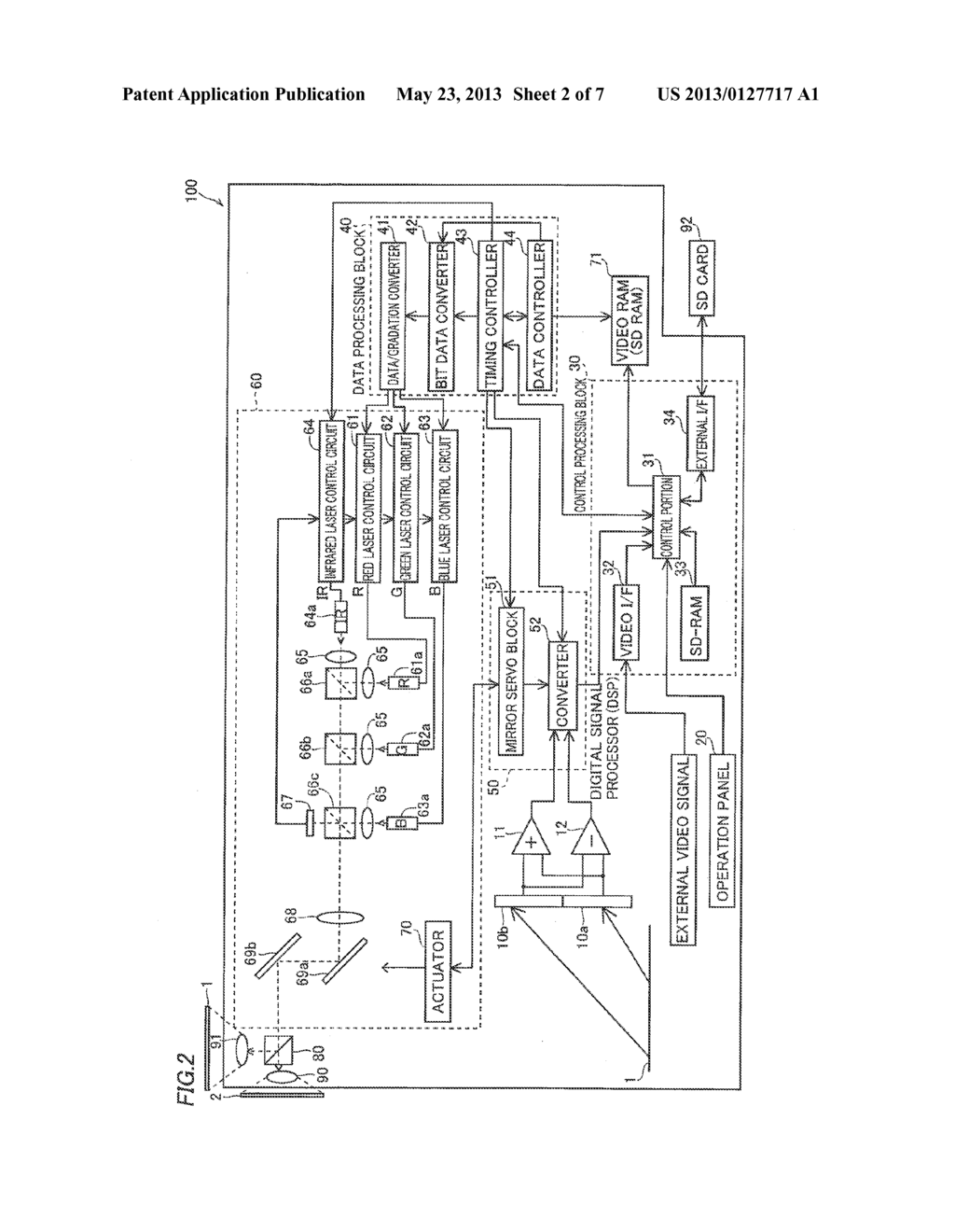 Projector - diagram, schematic, and image 03