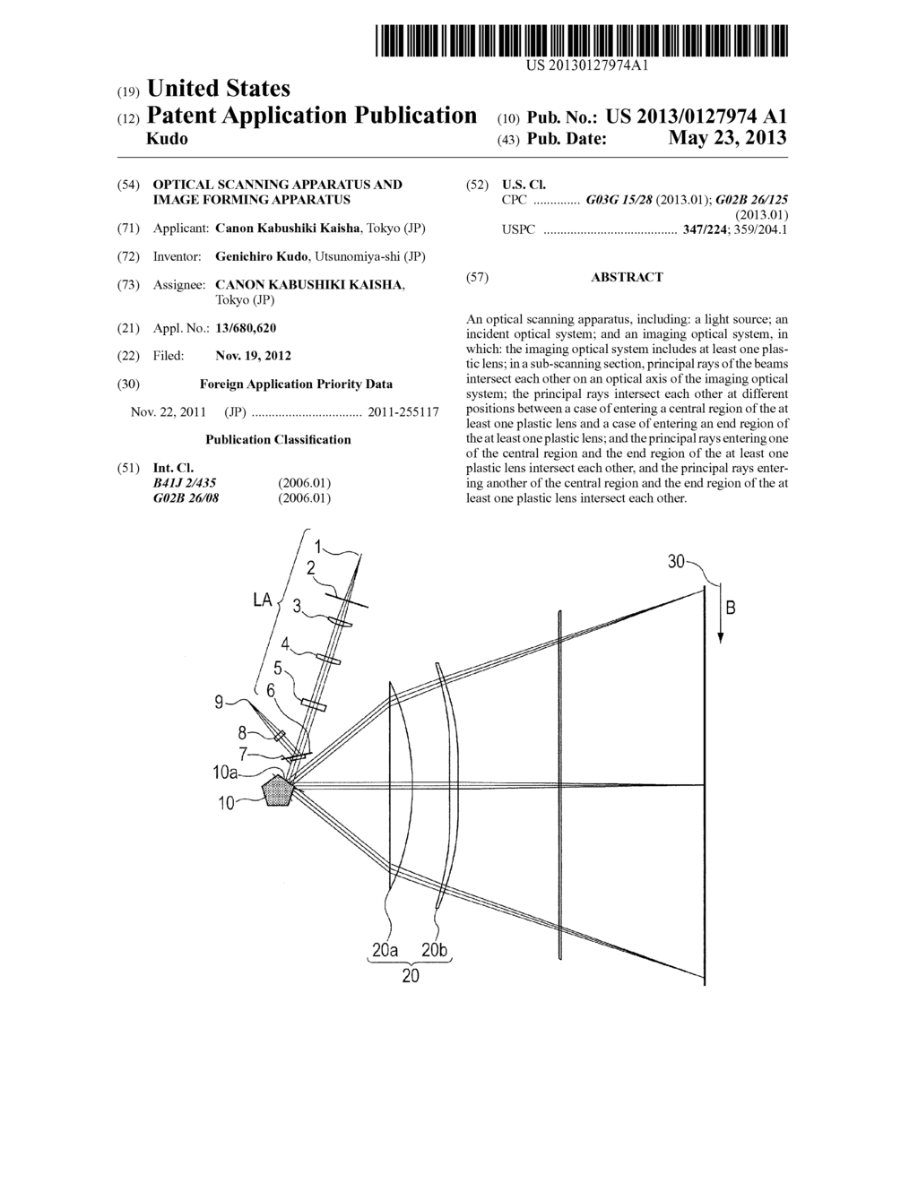 OPTICAL SCANNING APPARATUS AND IMAGE FORMING APPARATUS - diagram, schematic, and image 01