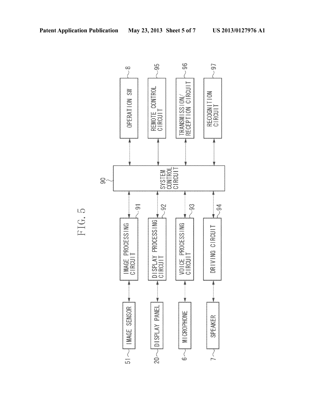DISPLAY APPARATUS EQUIPPED WITH IMAGE PICKUP APPARATUS - diagram, schematic, and image 06