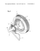 METHOD FOR DETECTING THE SHAPE AND/OR DIMENSIONS OF A WHEEL ON VEHICLE     REPAIR WORKSHOP MACHINES OR THE LIKE diagram and image