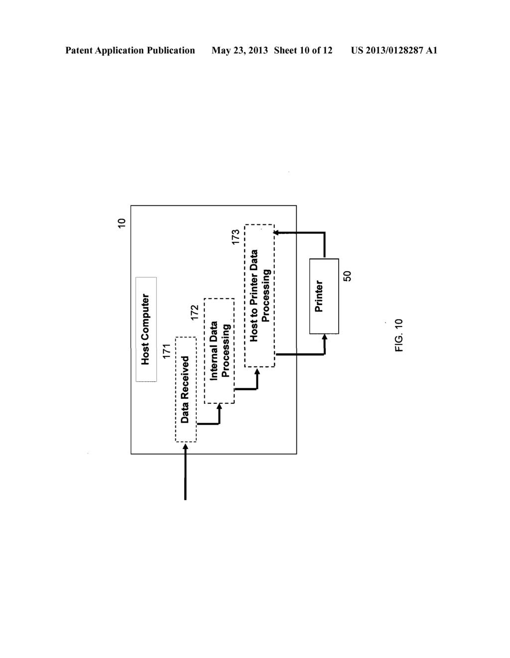 SYSTEM FOR MAINTAINING PROPER PAGE SEQUENCE WHILE REDUCING PRINTER     ARTIFACTS - diagram, schematic, and image 11