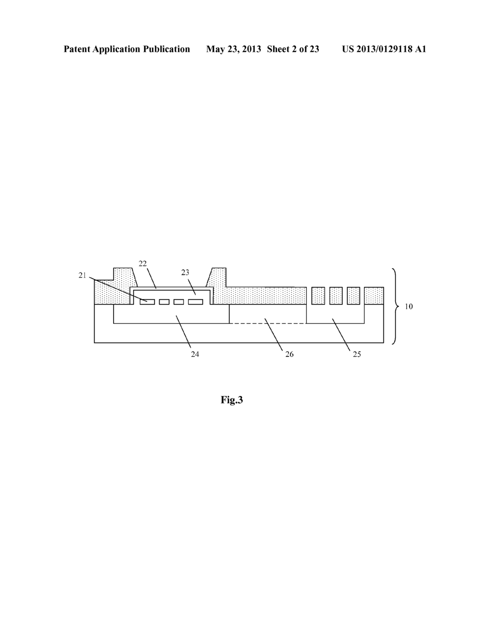 MICRO-ELECTRO-MECHANICAL MICROPHONE AND METHOD FOR MANUFACTURING THE SAME - diagram, schematic, and image 03