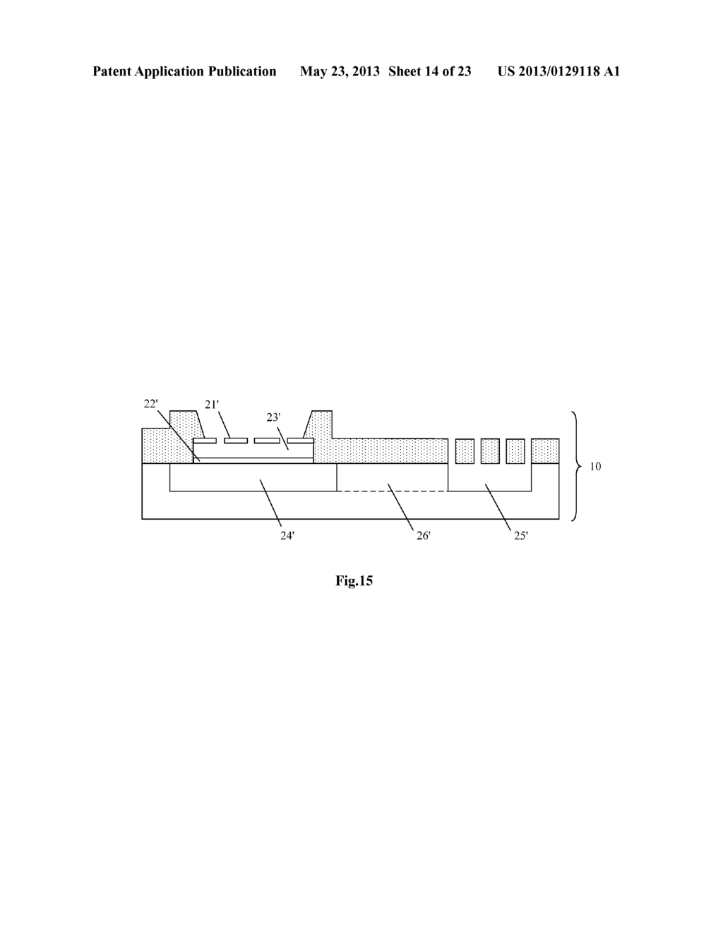 MICRO-ELECTRO-MECHANICAL MICROPHONE AND METHOD FOR MANUFACTURING THE SAME - diagram, schematic, and image 15