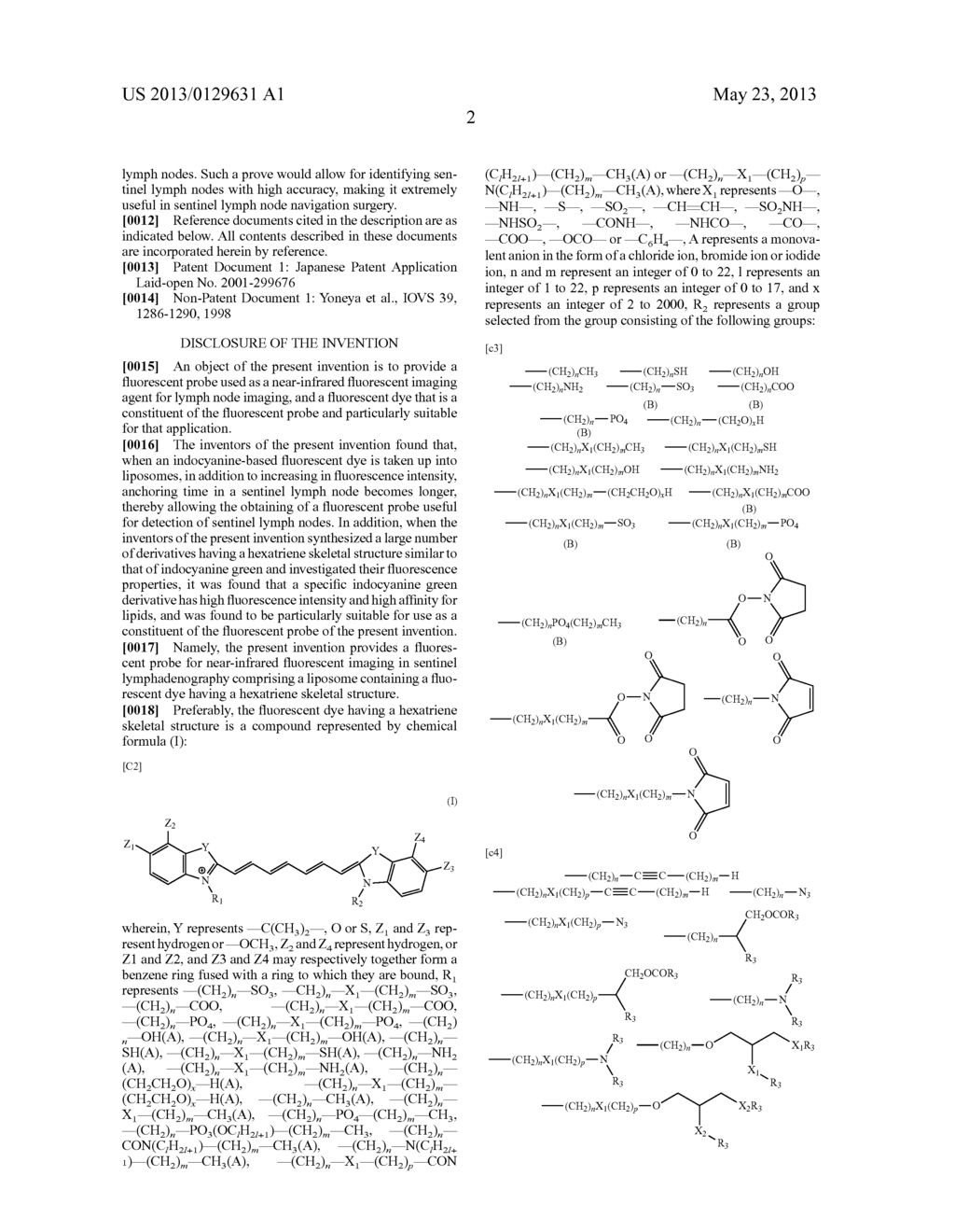 Fluorescent Probe for Imaging Lymph Nodes - diagram, schematic, and image 12