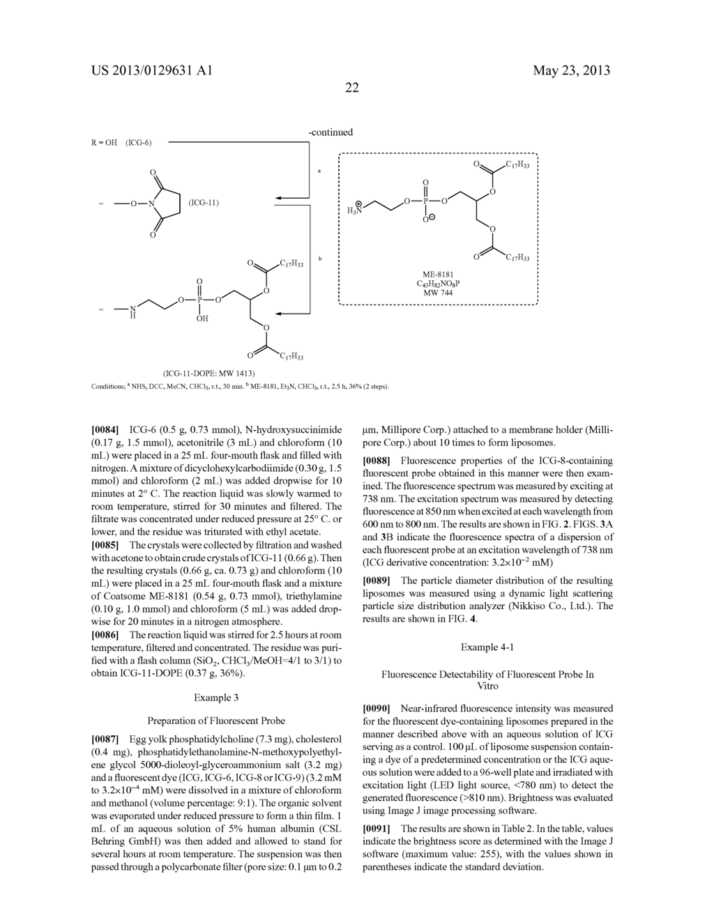 Fluorescent Probe for Imaging Lymph Nodes - diagram, schematic, and image 32