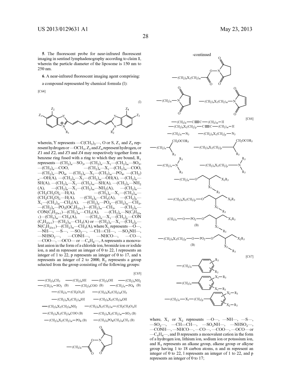 Fluorescent Probe for Imaging Lymph Nodes - diagram, schematic, and image 38