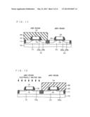 SEMICONDUCTOR DEVICE INCLUDING GATE ELECTRODE FOR APPLYING TENSILE STRESS     TO SILICON SUBSTRATE, AND METHOD OF MANUFACTURING THE SAME diagram and image