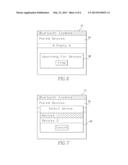 HANDHELD ELECTRONIC DEVICE INCLUDING SIMPLIFIED ENABLING AND DISABLING OF     SHORT-RANGE WIRELESS COMMUNICATIONS ELEMENT, AND ASSOCIATED METHOD diagram and image