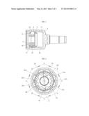 SLIDING BALL TYPE CONSTANT VELOCITY JOINT FOR VEHICLE diagram and image