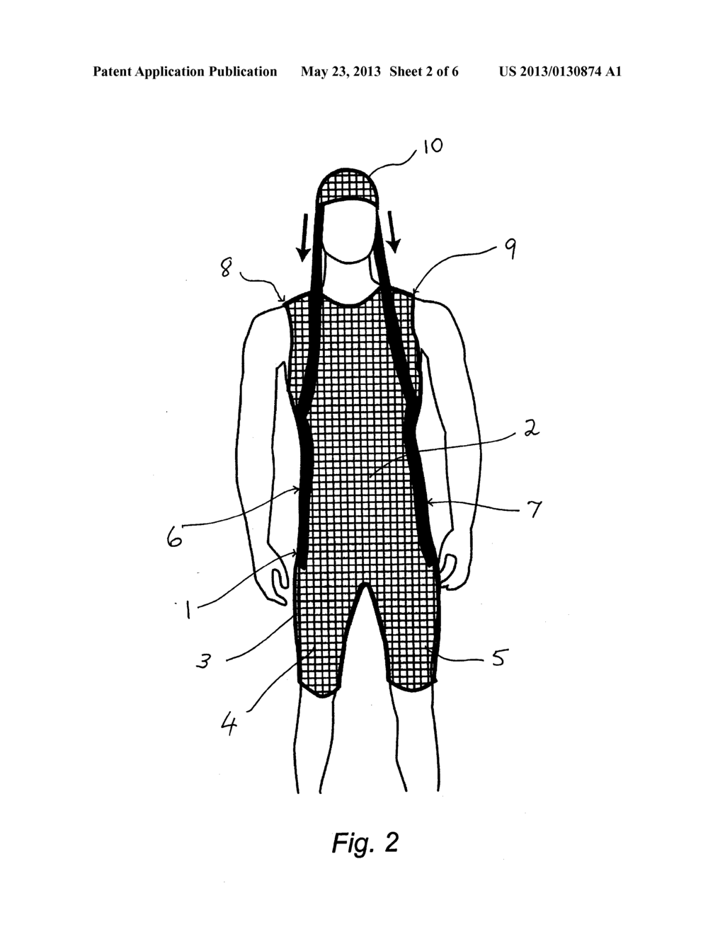 ANTIGRAVITY WHOLE BODY EXERCISE GARMENTS - diagram, schematic, and image 03