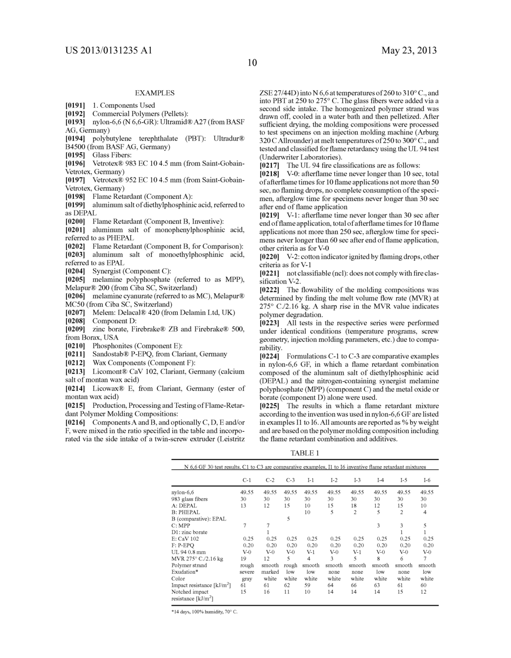 Flame-Proof Agent-Stabiliser Combination for Thermoplastic and Duroplastic     Polymers - diagram, schematic, and image 11