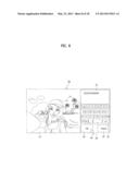 DISPLAY DEVICE AND METHOD FOR PROVIDING CONTENT USING THE SAME diagram and image