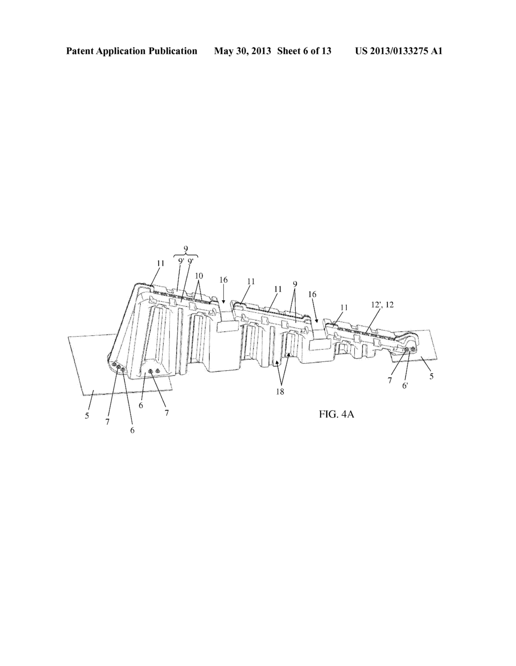 DEVICE FOR SUPPORTING AND ATTACHING PANELS OR THE LIKE, AND ROOF SYSTEM     COMPRISING SUCH A DEVICE - diagram, schematic, and image 07