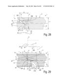 METHODS FOR MANUFACTURING AND PACKAGING FLOOR PANELS, DEVICES USED     THEREBY, AS WELL AS FLOOR PANEL AND PACKED SET OF FLOOR PANELS diagram and image