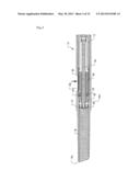 KNOCK-TYPE PROPELLING CONTAINER diagram and image