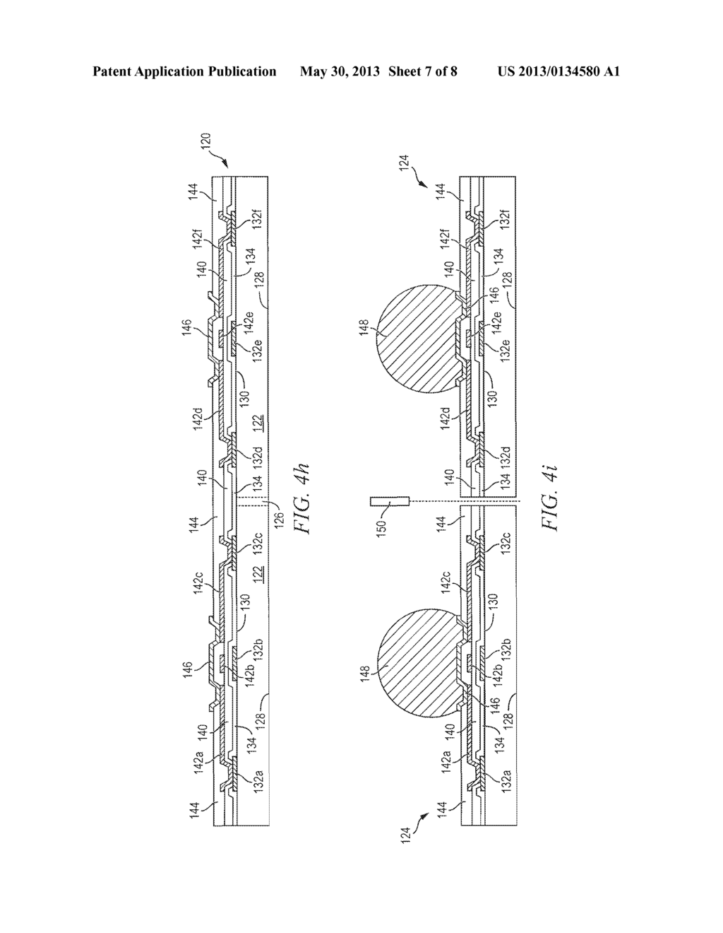 Semiconductor Device and Method of Forming RDL Under Bump for Electrical     Connection to Enclosed Bump - diagram, schematic, and image 08