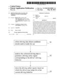 DRIVING BEHAVIOR ANALYSIS AND WARNING SYSTEM AND METHOD THEREOF diagram and image