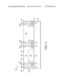 ELECTRONIC DEVICE MODULE WITH INTEGRATED ANTENNA STRUCTURE, AND RELATED     MANUFACTURING METHOD diagram and image