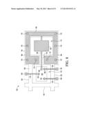 ELECTRONIC DEVICE MODULE WITH INTEGRATED ANTENNA STRUCTURE, AND RELATED     MANUFACTURING METHOD diagram and image