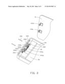 LOCKING MECHANISM AND ELECTRONIC DEVICE USING SAME diagram and image