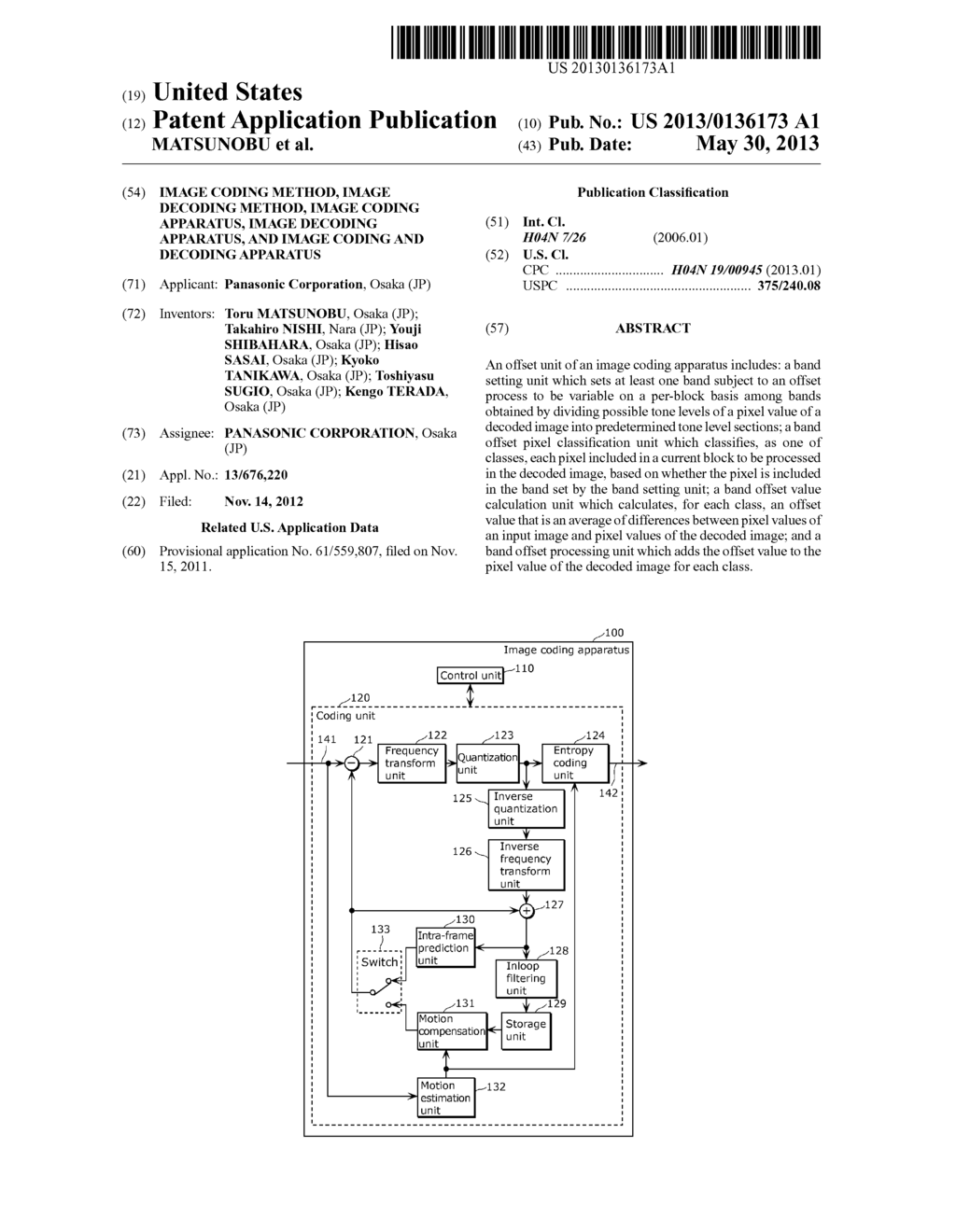 IMAGE CODING METHOD, IMAGE DECODING METHOD, IMAGE CODING APPARATUS, IMAGE     DECODING APPARATUS, AND IMAGE CODING AND DECODING APPARATUS - diagram, schematic, and image 01