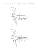 INFLATABLE EAR PIECE WITH PRESSURE RELIEF VALVE diagram and image