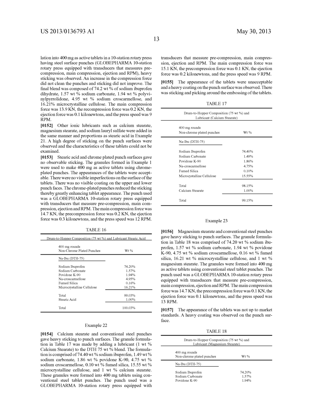 High Content Sodium Ibuprofen Granules, Their Preparation and Their Use in     Preparing Non-Effervescent Solid Dosage Forms - diagram, schematic, and image 31