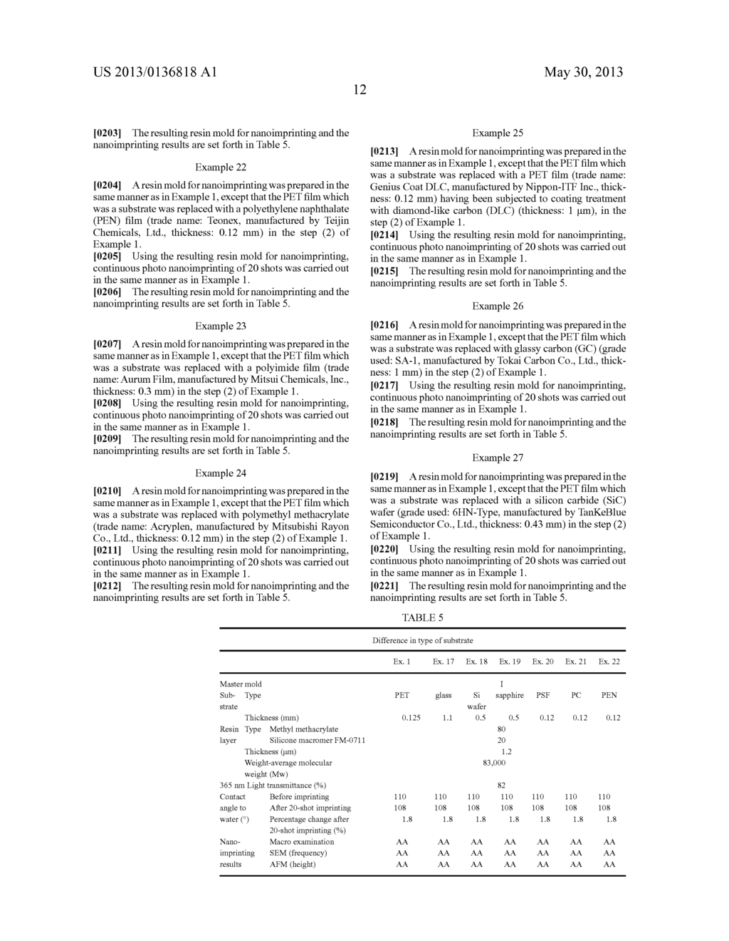 Resin Mold for Nanoimprinting - diagram, schematic, and image 16