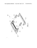 CARD READER AND ELECTRONIC DEVICE HAVING MOVABLE CARD INSERTION MECHANISM diagram and image