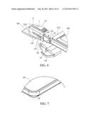 CARD READER AND ELECTRONIC DEVICE HAVING MOVABLE CARD INSERTION MECHANISM diagram and image