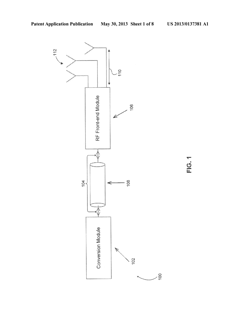 Split Microwave Backhaul Transceiver Architecture with Coaxial     Interconnect - diagram, schematic, and image 02