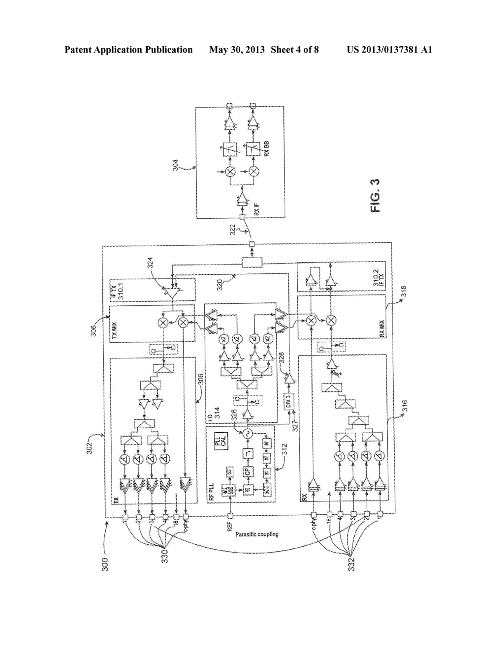 Split Microwave Backhaul Transceiver Architecture with Coaxial     Interconnect - diagram, schematic, and image 05